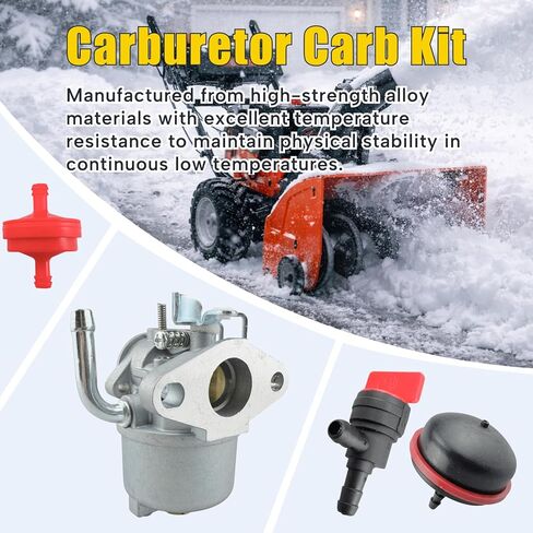 593357 استبدال المكربن ​​لمحركات سلسلة الثلج 205cc 250cc 1150 مناسبة لسلسلة Briggs & Stratton 12A100 12D100 مناسبة لـ Ariens 920014 790558 مجموعة النظام الكامل لمنفاخ الثلج in Kuwait