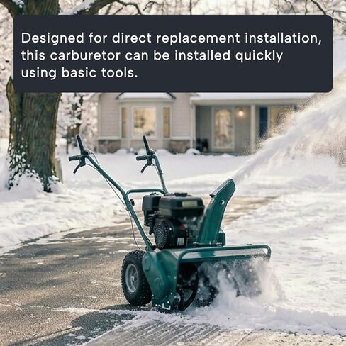 593357 استبدال المكربن ​​لمحركات سلسلة الثلج 205cc 250cc 1150 مناسبة لسلسلة Briggs & Stratton 12A100 12D100 مناسبة لـ Ariens 920014 790558 مجموعة النظام الكامل لمنفاخ الثلج in Kuwait