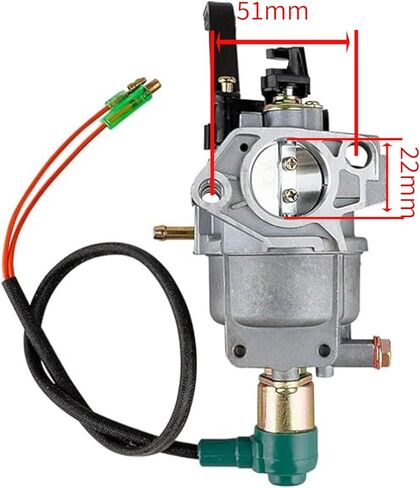 Compatible with 7500 8500 Carburetor for Titan Portable Generator TG6500 TG6500ES TG7500M TG8000 TG8500M TG8500RC TG9000ES HW7500 HW7500E HW7500EL 7500 Watt 420cc Engine in Saudi Arabia