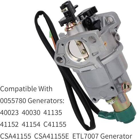 Compatible with 7500 8500 Carburetor for Titan Portable Generator TG6500 TG6500ES TG7500M TG8000 TG8500M TG8500RC TG9000ES HW7500 HW7500E HW7500EL 7500 Watt 420cc Engine in Saudi Arabia