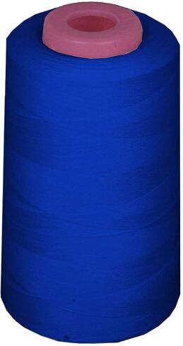 6000 Yards 100% Spun Polyester Cone Serger Thread (Royal Blue, Pack of 1) in Kuwait