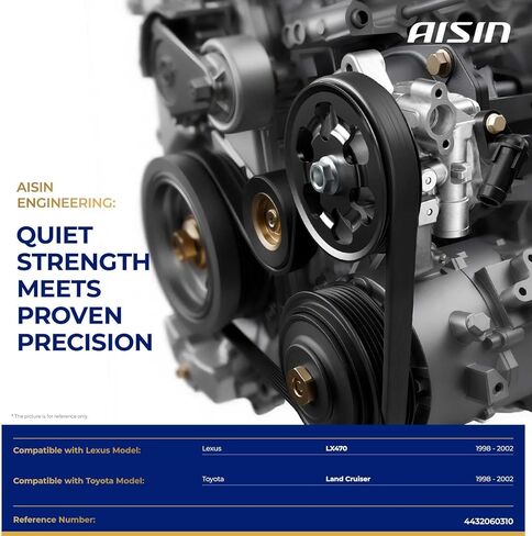 AISIN AFTERMARKET PSPT-00235 Power Steering Pump - Compatible with Toyota Land Cruiser, Lexus LX470 1998-2002 - V8 4.7L in Kuwait