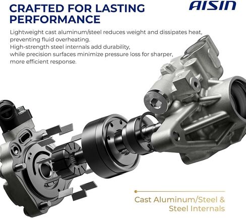 AISIN AFTERMARKET PSPT-00235 Power Steering Pump - Compatible with Toyota Land Cruiser, Lexus LX470 1998-2002 - V8 4.7L in Kuwait