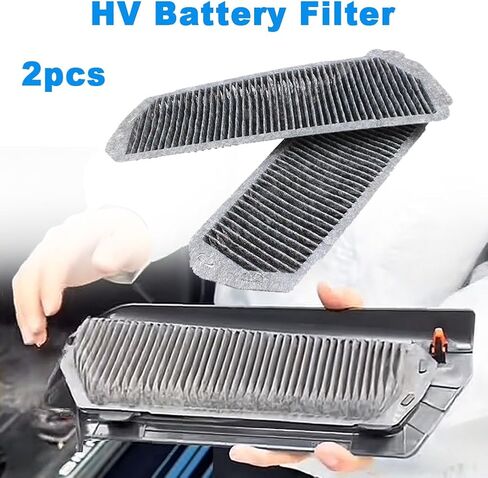HV Battery Filter Replace G92DH45010 Air Flow Intake Filter for Toyota Sienna LE Limited XLE XSE 2.5L 2021-2023 (2Pcs black) in Kuwait