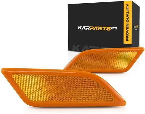 CarLights360: For Mercedes-Benz C300 Side Marker Light 2012 2013 2014 Driver and Passenger Side | Pair | DOT Certified | For MB2550105 | MB2551105 in Kuwait