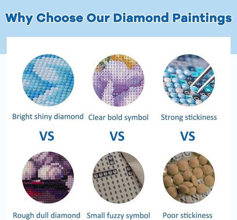 TOSTOG Diamond Art Kits for Adults, Flower Diamond Painting for Adults, Full Drill Flower Diamond Art Kits, 5D Iris Diamond Painting Kit Gem Art Wall Decor and Gift 12 * 12 Inch. in Saudi Arabia