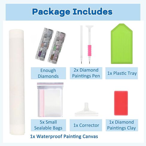 TOSTOG Diamond Art Kits for Adults, Flower Diamond Painting for Adults, Full Drill Flower Diamond Art Kits, 5D Iris Diamond Painting Kit Gem Art Wall Decor and Gift 12 * 12 Inch. in Saudi Arabia