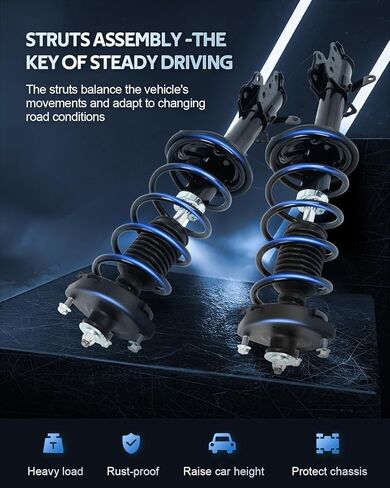 172424 172423 Front Struts Fit for 2006-2013 for Suzuki Grand Vitara Complete Strut Spring Assemblies Shock Absorbers 2PCS in Kuwait