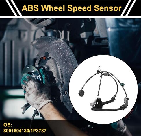 ABS عجلة السرعة الاستشعار ABS الاستشعار نظام الفرامل المضادة للقفل الاستشعار رقم 8951604130/1P3787 لتويوتا تاكوما 2016-2019 1 قطعة الجبهة اليمنى in Kuwait