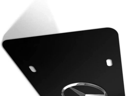 Stainless Steel License Plate Tag for Car (Black for MercedesBenz) in Saudi Arabia