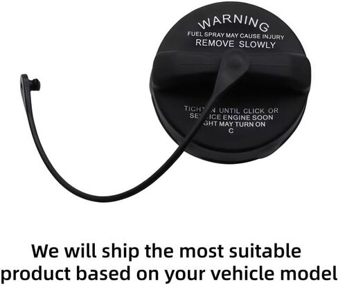 Gas Cap Compatible with Mitsubishi Mirage 2020 2021 2022 2023 2024 2025, Ensure and Convenient Replacement, Fuel Filler Tank Cap, Replaceable Accessories, ABS, Leak Proof,Black in Kuwait