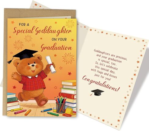 Graduation Congratulations Card for Her, College High School Graduation Card for Young Women Girls, Inspiration Grad Congrats Cards in Saudi Arabia