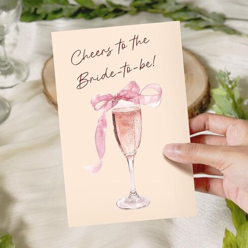 Ogeby Bridal Shower Card for Bride To Be, Funny Engagement Card for Her, Wedding Congratulations Cards Gift, Cheer To The Bride-to-be in Saudi Arabia