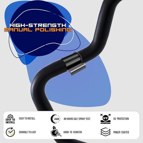 Mustache Crash Bar Engine Guard Highway Bar Compatible with Honda 750 VT750 VT750C VT400 Shadow Aero Phantom Spirit (Black) in Saudi Arabia