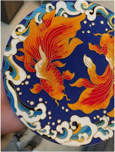 Cloisonne Filigree Enamel Paint by Numbers Kit, All in One with Tools, DIY Craft, Starter Set for Adults and Beginners, Easy Instructions, Hobby for Adults Teens Elderly Handmade Home Decor Gifts in Saudi Arabia