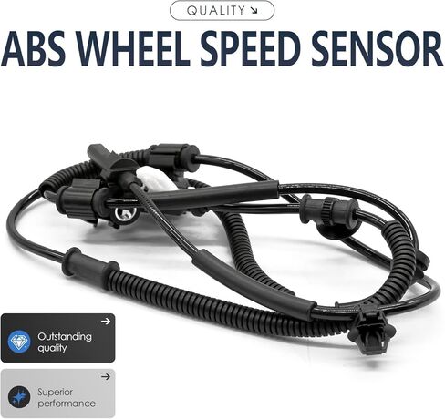 2 قطعة مستشعر سرعة العجلات الخلفية اليسرى واليمنى متوافق مع Ford F-150 Mark Lt BL3Z2C190A BL3Z2C190B ALS2599 ALS2600 V8 6.2L 6210cc 379cid، SVT Raptor 11 12 13 14 2011 2012 2013 2014 in Kuwait
