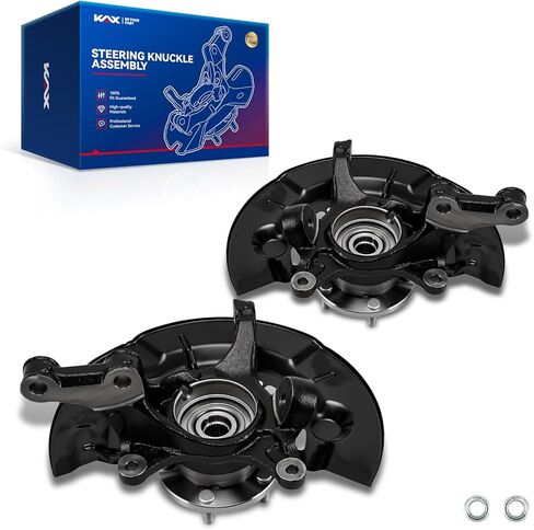 KAX Steering Knuckle & Wheel Bearing Hub Assembly, 2PCS Front Passenger and Driver Side Compatible with 2012-2017 Camry 2.5L Replaces 698-382 698-383 in Kuwait