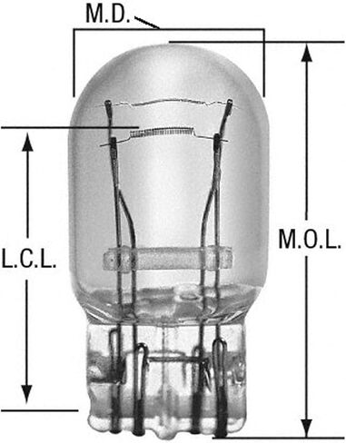 بطاقة لمبة إضاءة قياسية متعددة الأغراض من Wagner Lighting BP7443 مكونة من قطعة واحدة in Kuwait