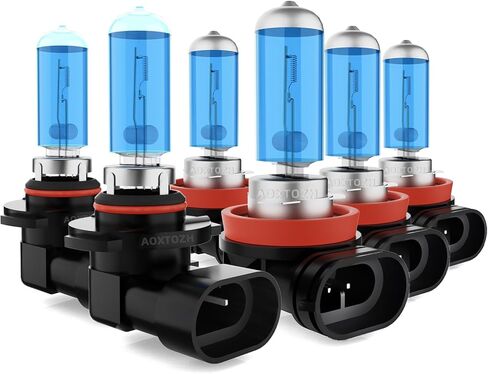 Headlight Bulbs Fit for 1995-2004 Honda Odyssey,9003 High Low Beam Light Bulbs,Halogen Headlights,300% Brightness,Plug and Play,6000K White,2 Pcs in Saudi Arabia