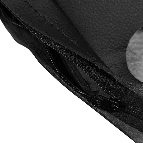Microfiber Leather Seat Armrest Cover (Black) - Compatible with 2011-2016 Chrysler Town & Country - Left & Right Side - Color Code XLX1 (Check Glove Box Sticker) in Kuwait