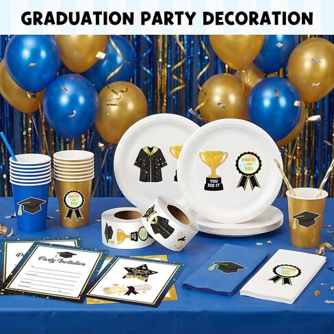 Xzentira 500 Pcs Graduation Glitter Stickers Roll Holographic Graduation Stickers 2026 Graduation Envelope Seals Graduation Vinyl Stickers for Envelopes Gifts Cards Party Decorations in Saudi Arabia