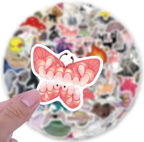 120pcs Weirdcore Stickers Pack, Aesthetic Vinyl Waterproof Sticker Decals for Water Bottle,Laptop,Phone,Skateboard,Scrapbooking,Bumper for Fans for Party Supply in Saudi Arabia