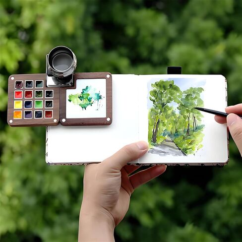 3 Pcs Mini Drawing Sketchbook Small Art Pad Sketchbooks Blank Square Portable Travel Art Pad Sketchbooks for Painting Artists Traveler Office Supplies (3.15 X 3.15 Inches) in Saudi Arabia