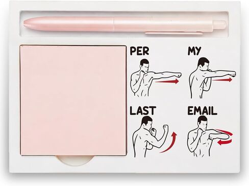Per My Last Email Wooden Note Holder, Passive Aggressive Humor Gift for Coworker, Sarcastic Desk Decor for Office Professional, 16.5 x 12 x 1.5 cm, WRT5 in Saudi Arabia