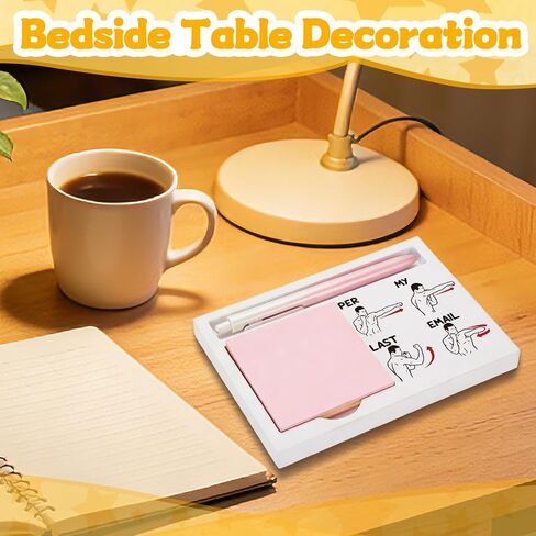 Per My Last Email Wooden Note Holder, Passive Aggressive Humor Gift for Coworker, Sarcastic Desk Decor for Office Professional, 16.5 x 12 x 1.5 cm, WRT5 in Saudi Arabia