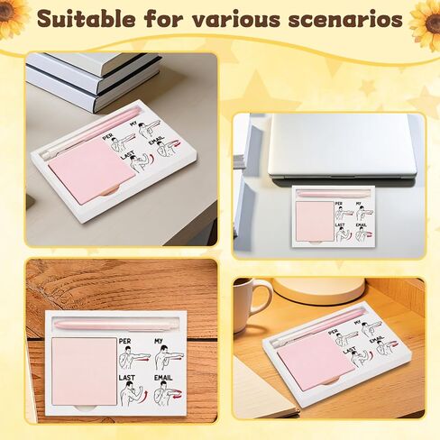 Per My Last Email Wooden Note Holder, Passive Aggressive Humor Gift for Coworker, Sarcastic Desk Decor for Office Professional, 16.5 x 12 x 1.5 cm, WRT5 in Saudi Arabia