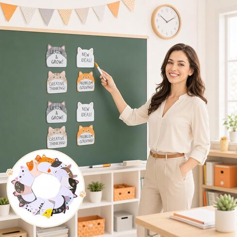 Cute Sticky Notes Animal Sticky Notes,12 Pads 360 Sheets Cat Kawaii Funny Self-Stick Cartoon Stickys Note Pad for Home,School and Office Gifts Tab Supplies in Saudi Arabia