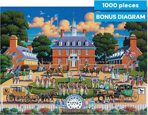 Buffalo Games Dowdle New Orleans 1000 Piece Jigsaw Puzzle for Adults – Colorful City Scene, Premium Board, 26.75 x 19.75 in in Kuwait