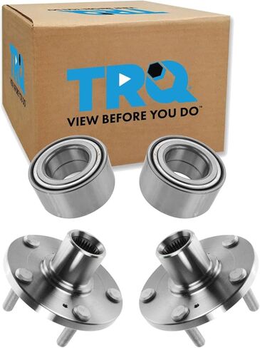 TRQ 2 Piece Front Wheel Bearing & Hub Kit Set Compatible with 2012-2014 Hyundai Azera 2006-2013 Sonata 2014 Kia Sportage in Kuwait