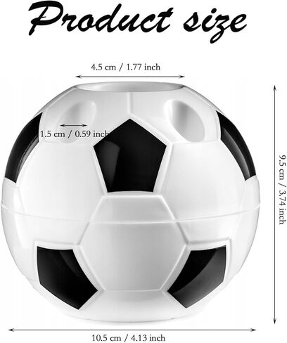 حامل قلم كرة القدم الإبداعي لسطح المكتب على شكل كرة القدم بتصميم حاوية قلم رصاص ومنظم سطح المكتب لتزيين الطاولة لهدايا كأس العالم لكرة القدم in Saudi Arabia