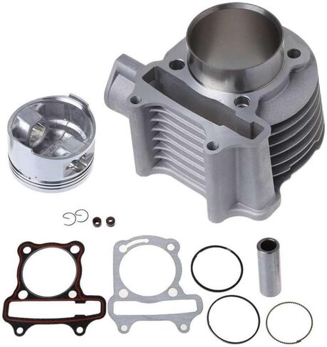 Motorcycle Cylinder With Piston Ring Set Compatible With Jonway Wangye Baotian GY650 GY660 BT125 GY6150 50-150cc Scooter Engine(GY6125) in Saudi Arabia