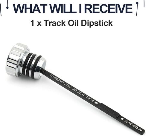 PSLER Track Oil Dipstick - Engine Precision Oil Dipstick for Road Glide Electra Glide Street Glide 2000-2006,Chrome in Kuwait