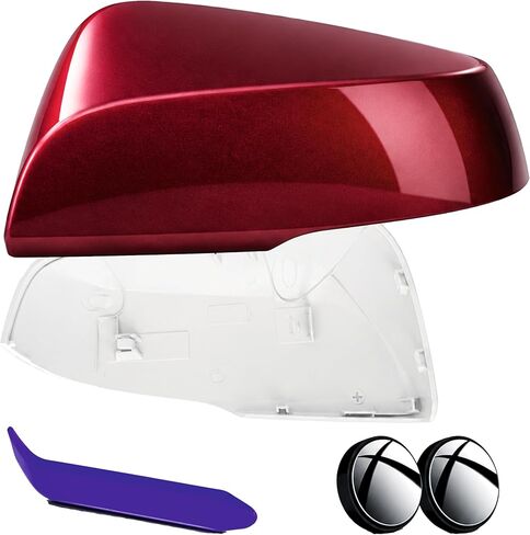 EAP Driver Side Mirror Cover Compatible with Toyota RAV4 2019-2025, RAV4 Prime 2021-2024, For Mirrors With Turn Signal, Attitude Black Metallic, 87945-0R140-C1, 87945-42200-C1 in Kuwait