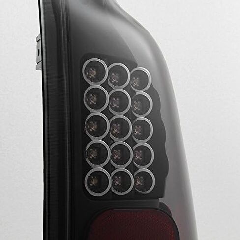 AKKON - For 2002 2003 2004 2005 2006 Chevy Avalanche 1500 | 2500 Left + Right Black Smoked LED Tail Lights Lamps in Kuwait