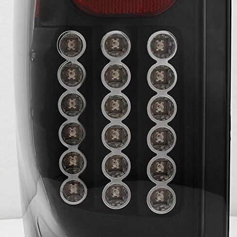 AKKON - For 2002 2003 2004 2005 2006 Chevy Avalanche 1500 | 2500 Left + Right Black Smoked LED Tail Lights Lamps in Kuwait