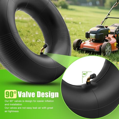 15×6.00-6 Inner Tubes with Bent Valve Stem, Heavy Duty Replacement Tire Tubes Universal Fit for Lawn Mowers, Yard Tractors, ATVs, Wheelbarrows, Go Karts, Golf Carts, Hand Trucks (2-Pack) in Saudi Arabia