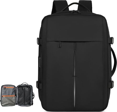 Vacuum Seal Travel Backpack，70L Expandable Carry On Backpack TSA Lock with Vacuum System, Large Capacity for Check-in, Men Women Airline Business Overnight (L-Blue) in Saudi Arabia