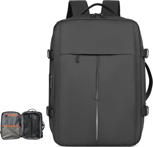 Vacuum Seal Travel Backpack，70L Expandable Carry On Backpack TSA Lock with Vacuum System, Large Capacity for Check-in, Men Women Airline Business Overnight (L-Blue) in Saudi Arabia