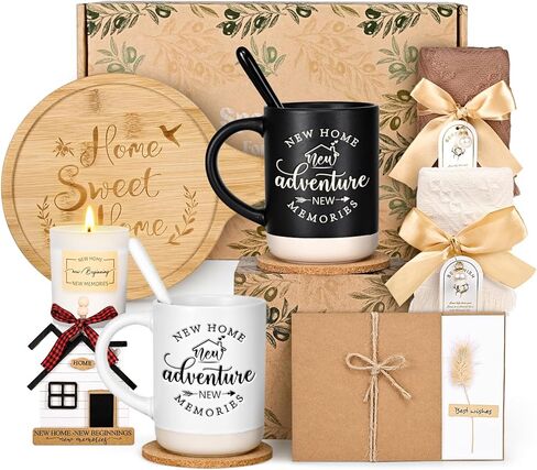 YHRJWN 13 Pcs House Warming Gifts New Home, New Home Gift Ideas, Housewarming Gift for Homeowners Women Men Friends, Closing Gifts for House Buyers in Saudi Arabia