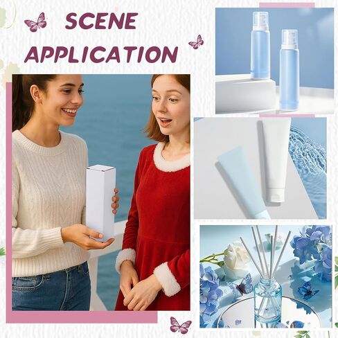 PH PandaHall 30pcs White Gift Box 2x2x7 inch Small Paperboard Gift Box Rectangle Box with Lids for Crafts Perfume Packaging Boxes for Candle Bottles Wrapping Organizer in Kuwait