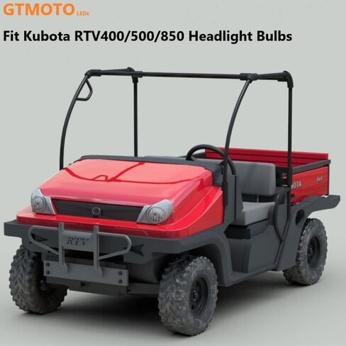 for Kubota RTV 400 500 520 900 1100 1140 LED Headlights, Tractor BX1870 BX2360 BX2370 BX24D Work Lights, K7571-54340 Headlamp Bulb, Powerful 6000K Bright White 894/881/896, 2-Pack in Kuwait