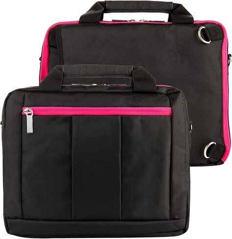 Magenta 16 Inch Laptop Messenger Backpack compatible with IdeaPad Flex 5 15 EliteBook 15 TUF Gaming F15 Swift 3 15-3-Way Carry Bag in Kuwait