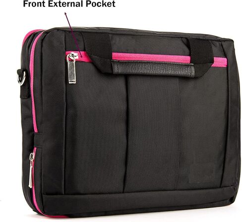 Magenta 16 Inch Laptop Messenger Backpack compatible with IdeaPad Flex 5 15 EliteBook 15 TUF Gaming F15 Swift 3 15-3-Way Carry Bag in Kuwait