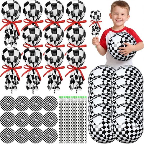 Seenelling 12 Pack Soccer Party Favors Bulk for Kids Toys Lollipop Stationery Set Contains Soccer Beach Balls Stress Balls Pencils for Kid Birthday Gift Classroom Prizes Set Goodie Bag Fillers in Kuwait