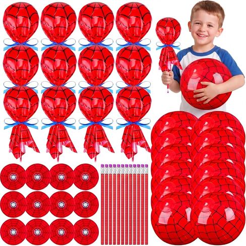 Seenelling 12 Pack Soccer Party Favors Bulk for Kids Toys Lollipop Stationery Set Contains Soccer Beach Balls Stress Balls Pencils for Kid Birthday Gift Classroom Prizes Set Goodie Bag Fillers in Kuwait