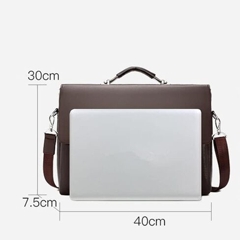 Briefcase Leather Laptop Handbag Travel Handbag Designer Soft Leather Bag in Saudi Arabia